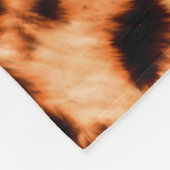 Dektextuur van bladafdrukken fleece deken (Hoek)
