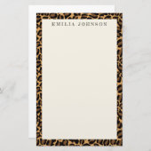 Dektextuur van bladafdrukken | Gepersonaliseerde s Briefpapier (Voorkant / Achterkant)