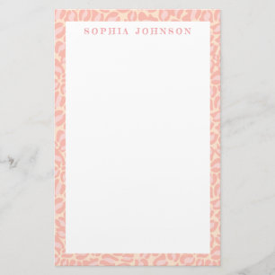 Dektextuur van bladafdrukken   Gepersonaliseerde s Briefpapier