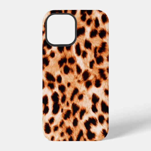 Dektextuur van bladafdrukken iPhone hoesje (Achterkant)