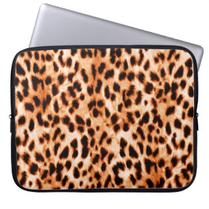Dektextuur van bladafdrukken laptop sleeve