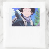 Deku Rechthoekige Sticker (Tas)