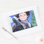 Deku Rechthoekige Sticker (Envelop)