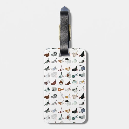 Dekvloeren Bagagelabel (Achterkant verticaal)