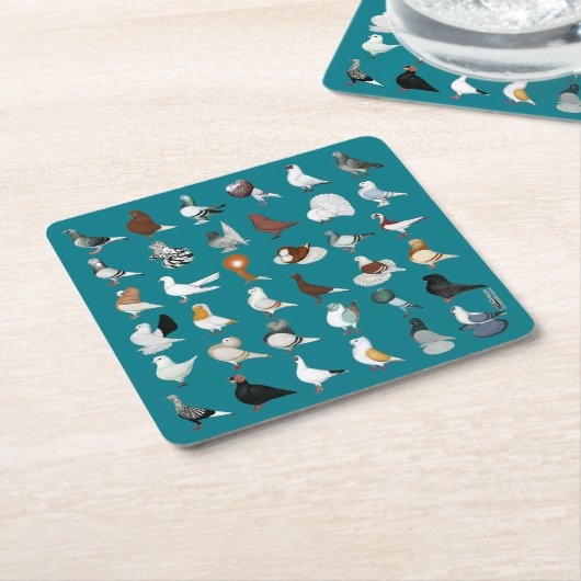 Dekvloeren Kartonnen Onderzetters (Schuin)