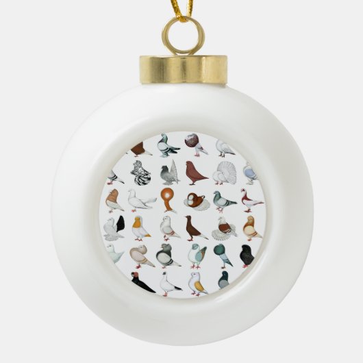 Dekvloeren Keramische Bal Ornament (Voorkant)