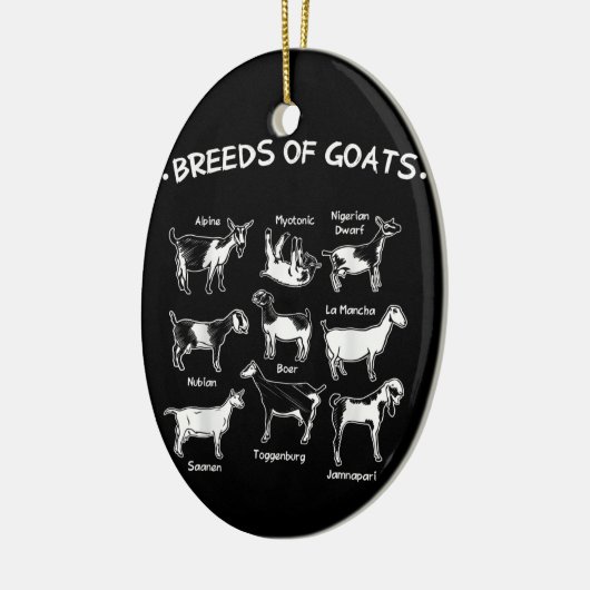 Dekvloeren van geitengeitengeit keramisch ornament (Links)