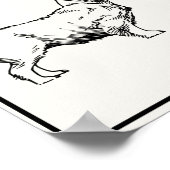  dekvloeren van het Klassieke Victoriaans Hondenli Poster (Hoek)