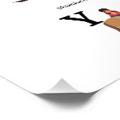 Dekvloeren van paarden, alfabetisch foto afdruk (Hoek)