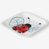 Dekvogel Papieren Bordje (Gebogen)