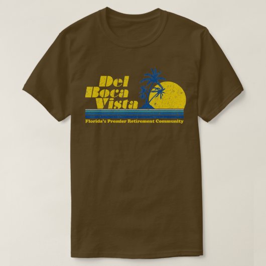 Del Boca Grappig Nieuwigheid Ontwerp Vista Pensioe T-shirt (Design voorkant)