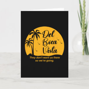 Del Boca Vista Apparel Uni-volwassenen Grappige Pe Kaart