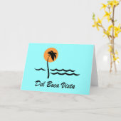 Del Boca Vista Kaart (Gele Bloem)