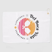 Del Boca Vista Pickleball Champions Golfhanddoek (Horizontaal)