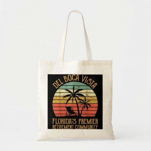 Del Boca Vista Retirement Community Florida Tote Bag (Voorkant)