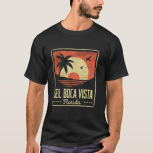 Del Boca Vista Retro Sunset Vintage T-shirt