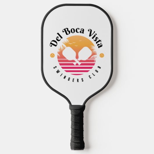 Del Boca Vista Swingers Club Pickleball Paddle (Voorkant)