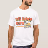 Del Boca Vista Vervaagd Stijl 90s Design T-shirt (Voorkant)