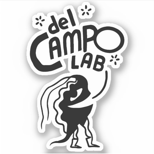 del Campo Lab Micro Guy Sticker (Voorkant)
