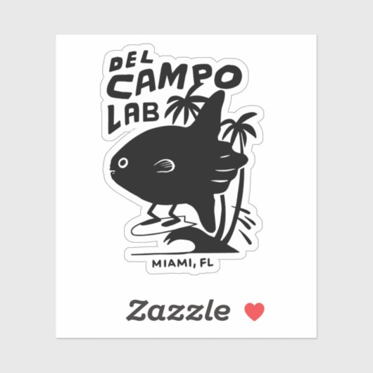 del Campo Lab Surfen Mola Sticker (Vel)