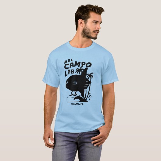 del Campo Lab Surfing Mola T-Shirt (Voorkant volledig)
