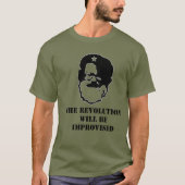Del Close - De revolutie zal worden verbeterd T-shirt (Voorkant)