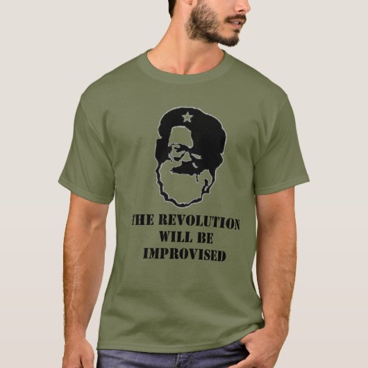 Del Close - De revolutie zal worden verbeterd T-shirt (Voorkant)
