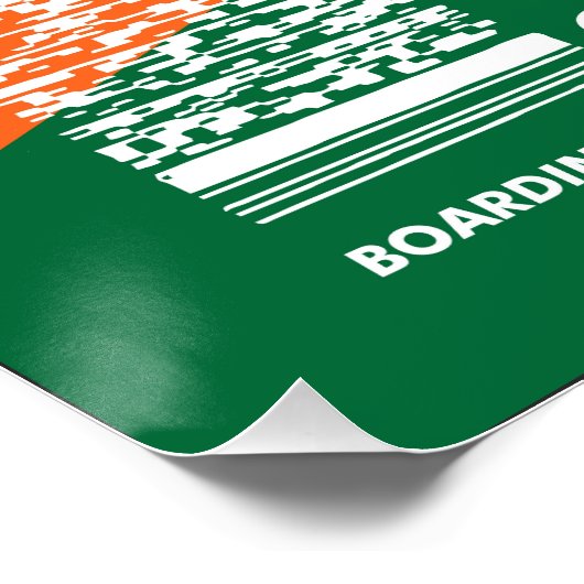 DEL Delhi Luchthaven Perfect Poster (Hoek)