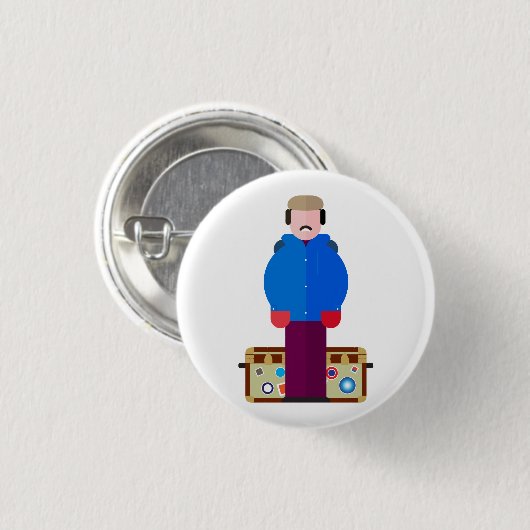 Del Griffith – Classic Comedy Button (Voorkant /achterkant)