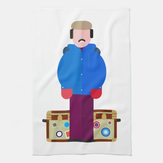 Del Griffith – Classic Comedy Kitchen Towel Theedoek (Verticaal)