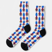 Del Griffith – Classic Comedy Pattern Crew Socks Sokken (Links)