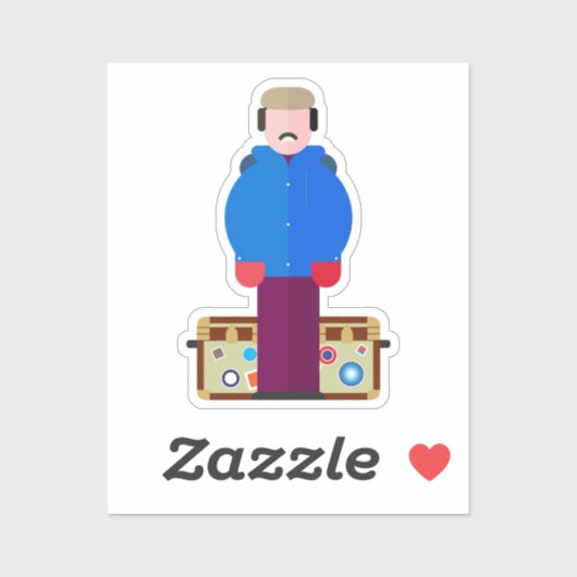 Del Griffith – Classic Comedy Sticker (Vel)