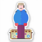Del Griffith – Classic Comedy Sticker (Voorkant)