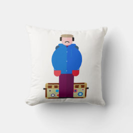 Del Griffith - Classic Comedy Throw Pillow Kussen