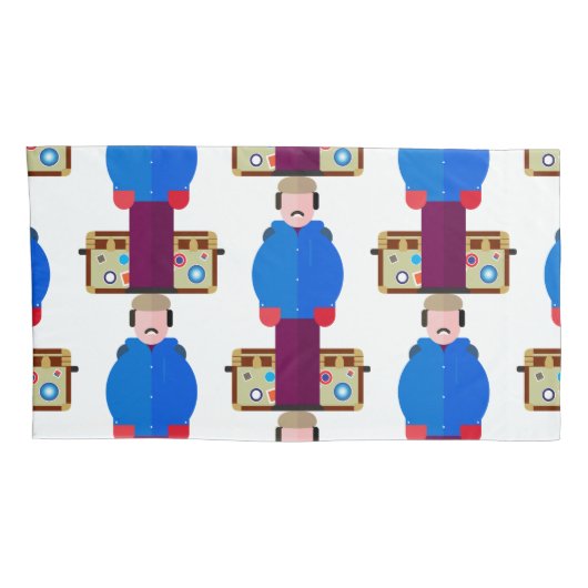 Del Griffith – Classic Comedy Tribute Pillowcase Kussensloop (Achterkant-Rechts)