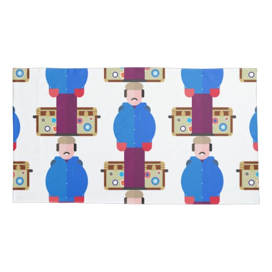 Del Griffith – Classic Comedy Tribute Pillowcase Kussensloop (Achterkant-Links)