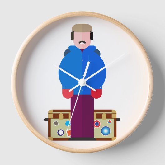 Del Griffith – Classic Comedy Wall Clock (Voorkant)