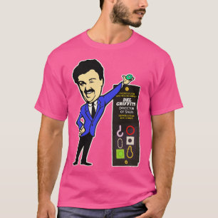 Del Griffith directeur van verkoop douchegordijnri T-shirt