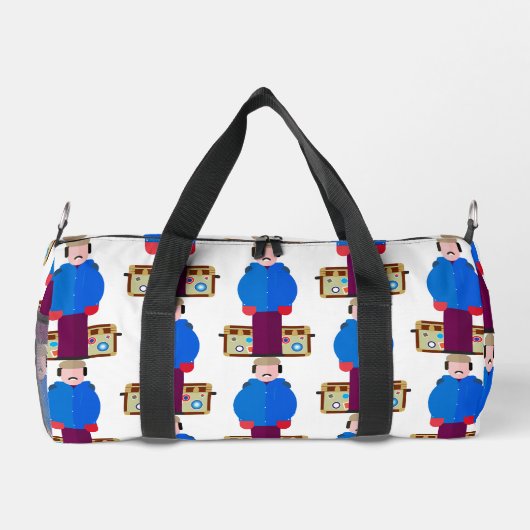 Del Griffith – Patterned Duffel Bag Plunjezak (Achterkant)