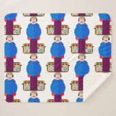 Del Griffith – Patterned Sherpa Blanket Sherpa Deken (Voorkant (horizontaal))