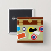 Del Griffith's Trunk – Classic Comedy Button (Voorkant /achterkant)