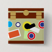 Del Griffith's Trunk – Classic Comedy Button (Voorkant)