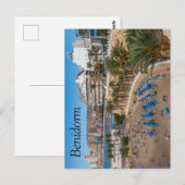 Del Malpas Beach, Benidorm, Costa Blanca, Spanje Briefkaart (Voorkant / Achterkant)