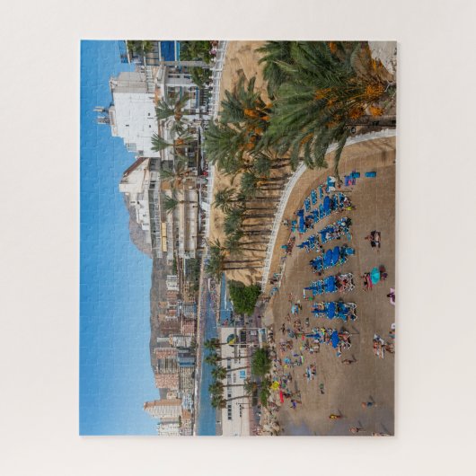 Del Malpas Beach, Benidorm, Costa Blanca, Spanje Legpuzzel (Verticaal)