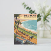 Del Mar California Briefkaart (Staand voorkant)