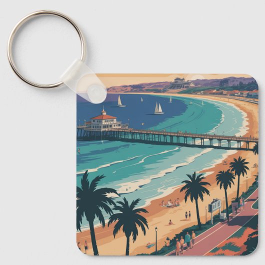 Del Mar California Sleutelhanger (Voorkant)