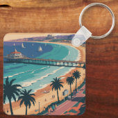 Del Mar California Sleutelhanger (Achterkant)