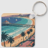 Del Mar California Sleutelhanger (Achterkant)