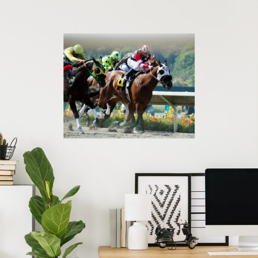 Del Mar Racetrack Poster (Thuiskantoor)