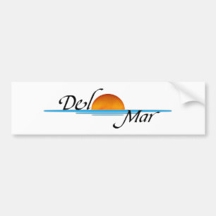 Del Mar Sunset Bumpersticker
